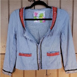 Free People My Fair Lady Blazer Jacket